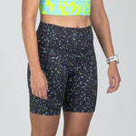 Zoot Sports RUN BOTTOMS Women's Ltd Run Pulse Long Short - Electric