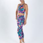Zoot Sports RUN CAPRIS Women's Ltd Run Pulse High-Rise Capri - Florescence