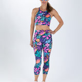 Zoot Sports RUN CAPRIS Women's Ltd Run Pulse High-Rise Capri - Florescence