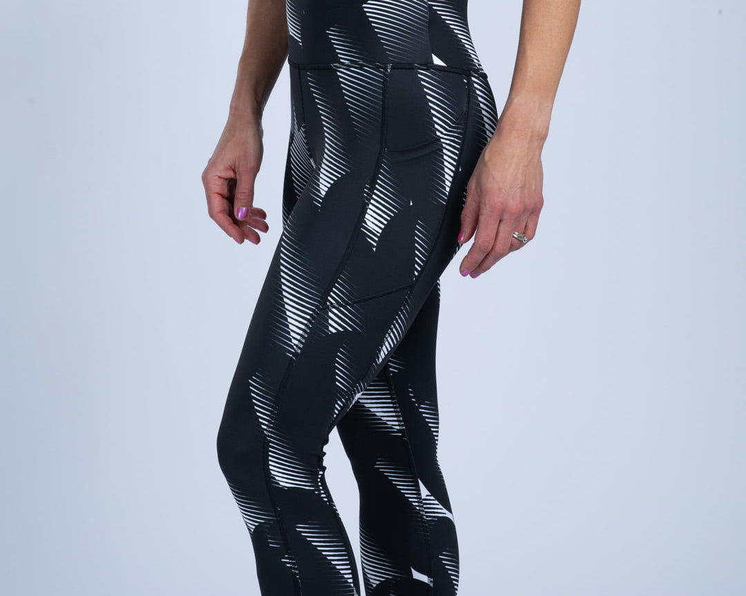 Zoot Sports RUN CAPRIS Women's Ltd Run Pulse High-Rise Capri - Icon