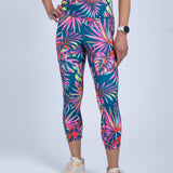 Zoot Sports RUN CAPRIS Women's Ltd Run Pulse High-Rise Capri - Island Original