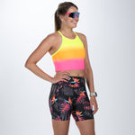 Zoot Sports RUN CROP Women's Ltd Run Crop - Tropical Magic
