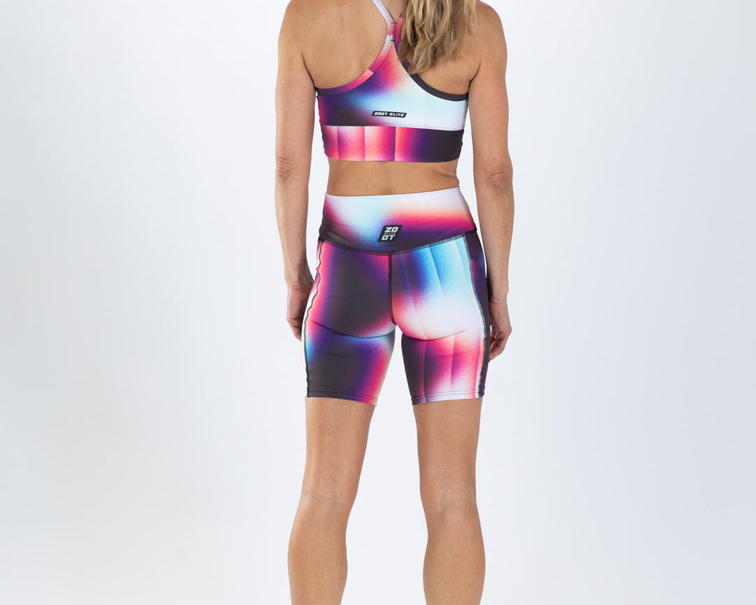 Zoot Sports RUN CROPS Women's Elite Run Crop - Sonic Shift