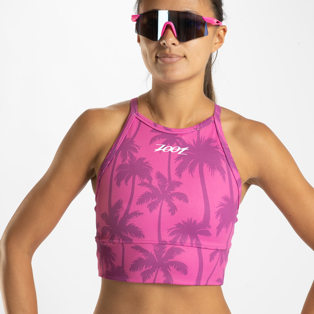 Zoot Sports RUN CROPS Women's Ltd Run Crop - Paradise