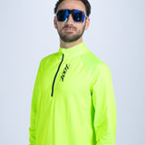 Zoot Sports RUN JACKETS Men's Ltd Run Thermal Half Zip - Hi Viz Yellow