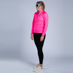 Zoot Sports RUN JACKETS Women's Ltd Run Thermal Half Zip - Hi Viz Pink