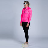 Zoot Sports RUN JACKETS Women's Ltd Run Thermal Half Zip - Hi Viz Pink