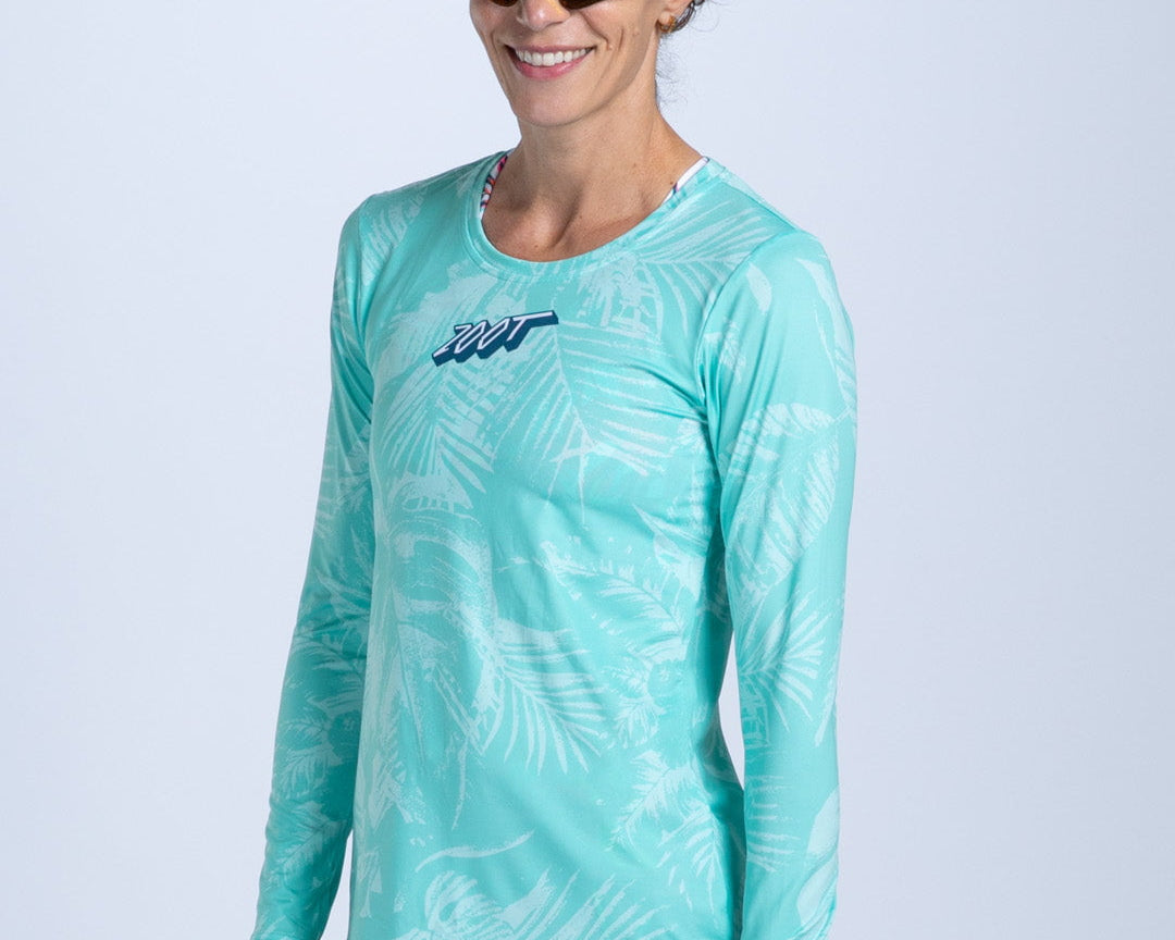 Zoot Sports RUN LONG SLEEVE TEES Women's Ltd Run Long Sleeve Tee - Island Original