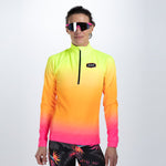 Zoot Sports RUN OUTERWEAR Women's Ltd Run Thermal 1/2 Zip - Tropical Magic