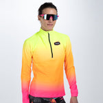 Zoot Sports RUN OUTERWEAR Women's Ltd Run Thermal 1/2 Zip - Tropical Magic