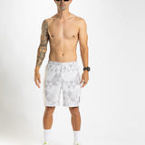 Zoot Sports RUN SHORTS 2-1 BOXER BRIEF Men's Elite Run 8" Short 2 in 1 - Sonic White