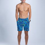 Zoot Sports RUN SHORTS 2-1 BOXER BRIEF Men's Ltd Run 8" 2-in-1 Short - Island Original