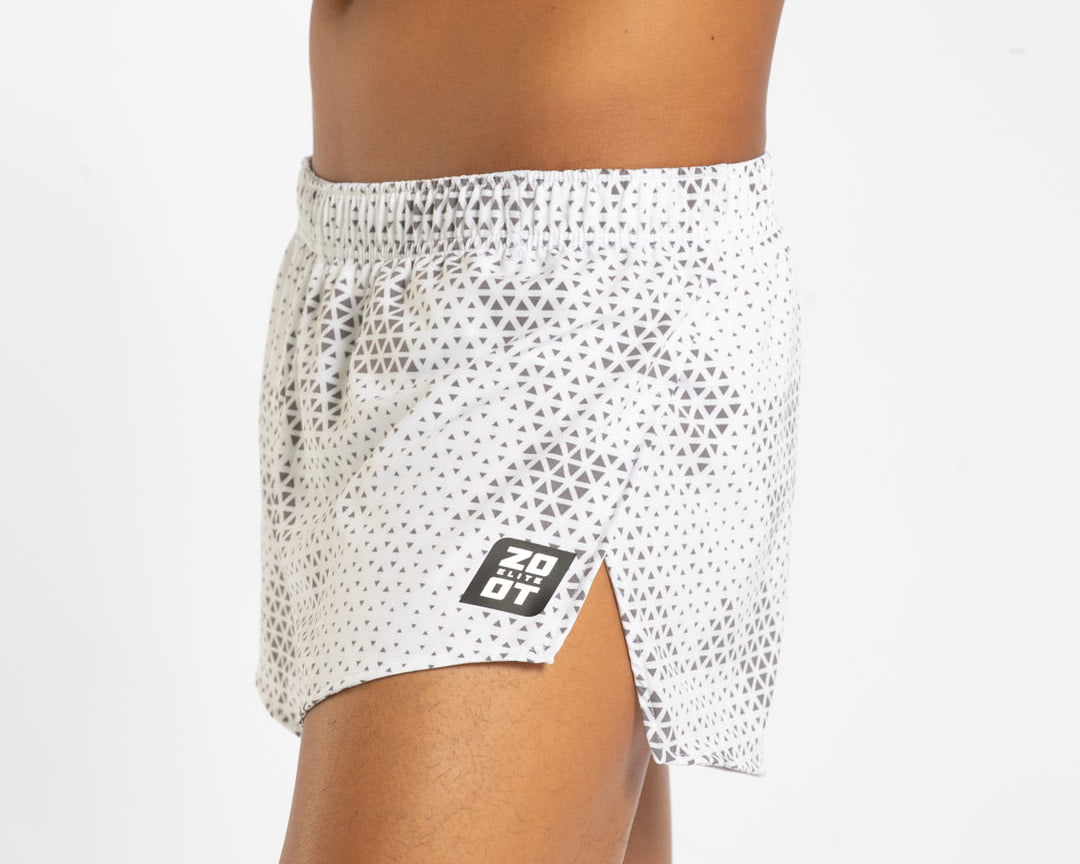 Zoot Sports RUN SHORTS 2" INSEAM Men's Elite Run 2" Short - Sonic White