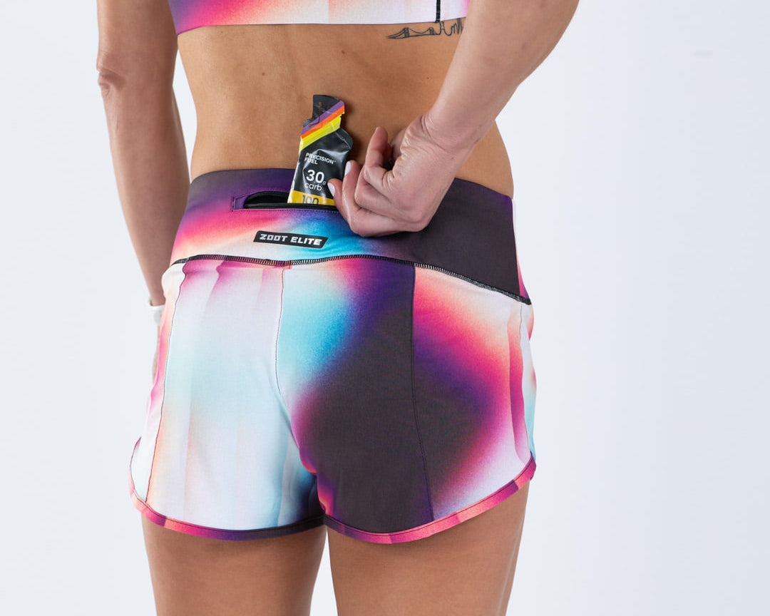 Zoot Sports RUN SHORTS 3" INSEAM Women's Elite Run 3" Short - Sonic Shift