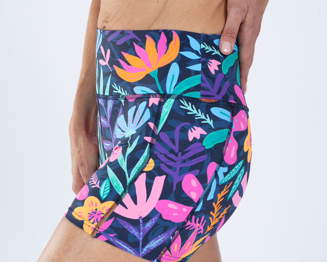 Zoot Sports RUN SHORTS 4" INSEAM Women's Ltd Run 4" Pulse High-Rise Short - Florescence