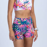 Zoot Sports RUN SHORTS 4" INSEAM Women's Ltd Run 4" Pulse High-Rise Short - Island Original