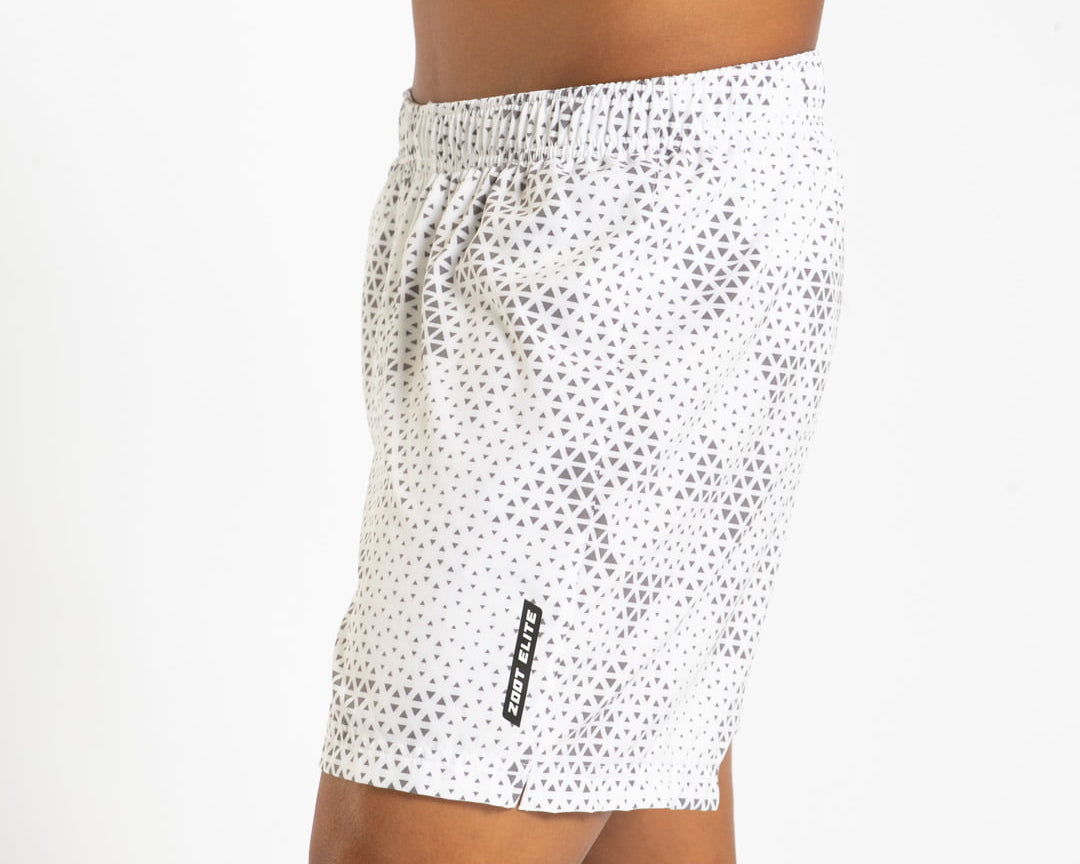 Zoot Sports RUN SHORTS 5" INSEAM Men's Elite Run 5" Short - Sonic White