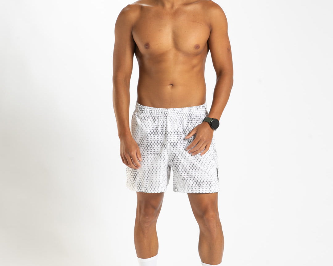 Zoot Sports RUN SHORTS 5" INSEAM Men's Elite Run 5" Short - Sonic White