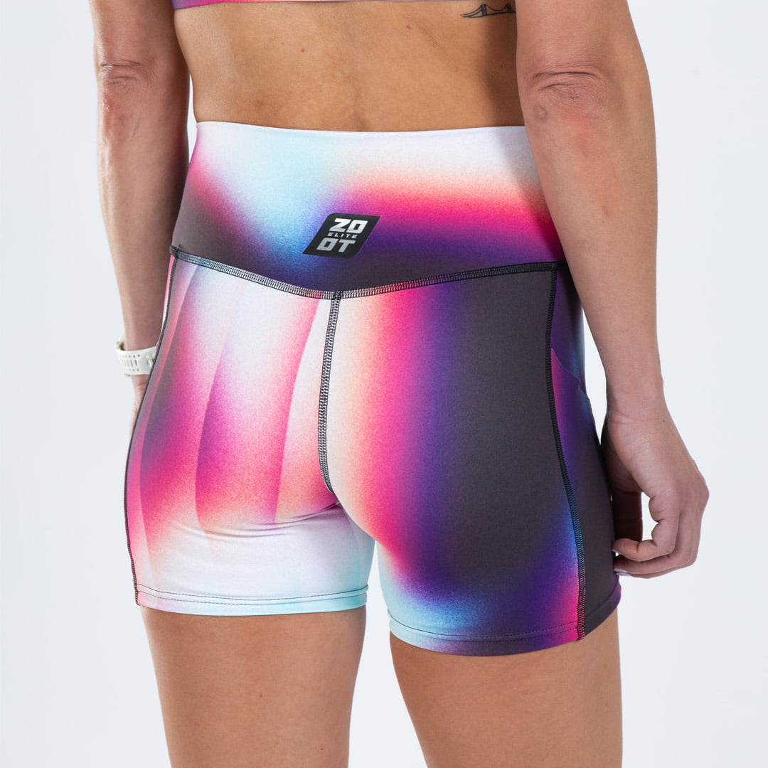 Zoot Sports RUN SHORTS 5" INSEAM Women's Elite Run 5" High Rise Short - Sonic Shift