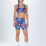 Zoot Sports RUN SHORTS 6" INSEAM Women's Ltd Run 6" Pulse High-Rise Short - Florescence