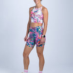 Zoot Sports RUN SHORTS 6" INSEAM Women's Ltd Run 6" Pulse High-Rise Short - Island Original