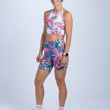 Zoot Sports RUN SHORTS 6" INSEAM Women's Ltd Run 6" Pulse High-Rise Short - Island Original