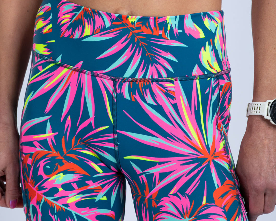 Zoot Sports RUN SHORTS 6" INSEAM Women's Ltd Run 6" Pulse High-Rise Short - Island Original