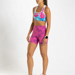 Zoot Sports RUN SHORTS 6" INSEAM Women's Ltd Run 6" Pulse High-Rise Short - Paradise