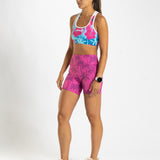 Zoot Sports RUN SHORTS 6" INSEAM Women's Ltd Run 6" Pulse High-Rise Short - Paradise