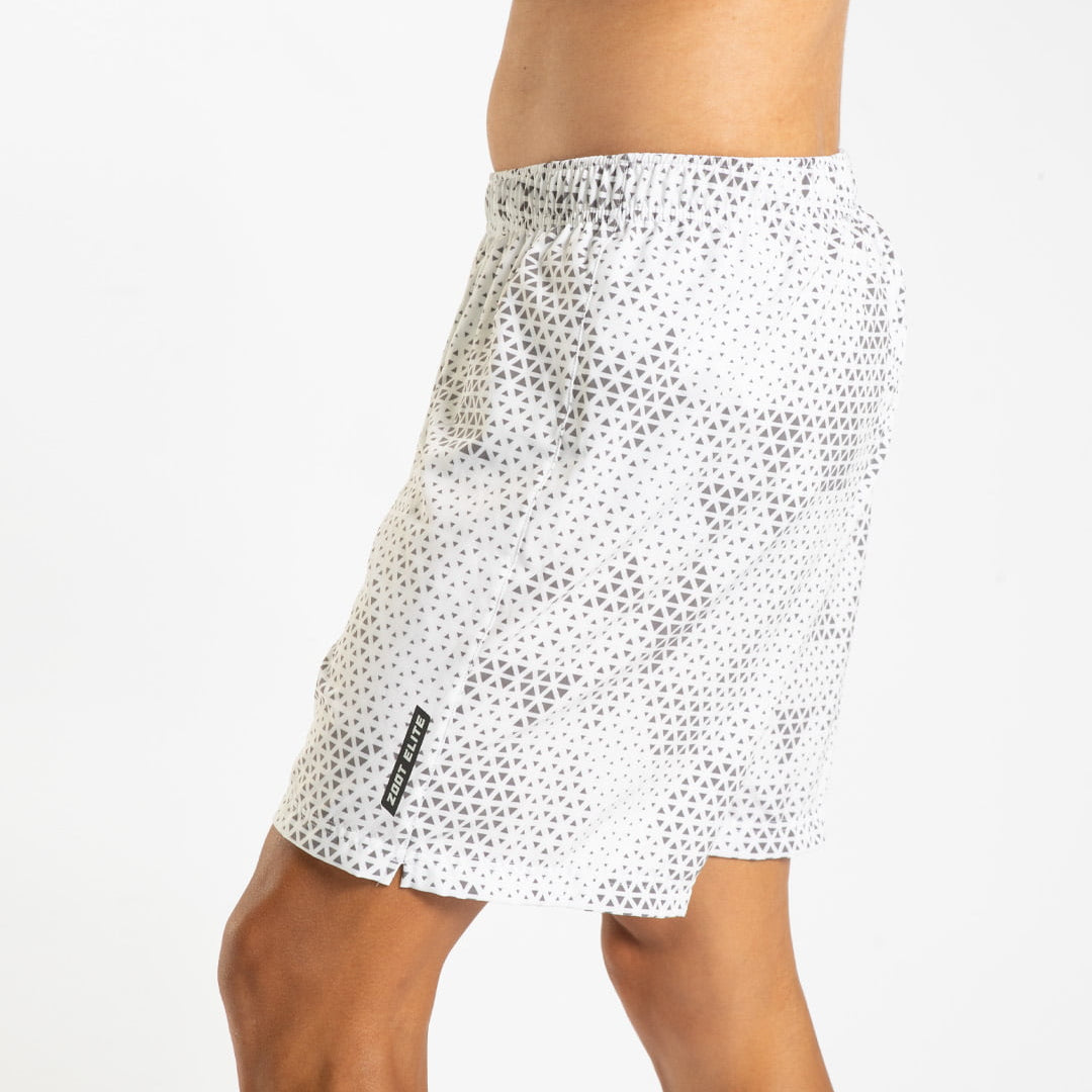 Zoot Sports RUN SHORTS 7" INSEAM Men's Elite Run 7" Short - Sonic White