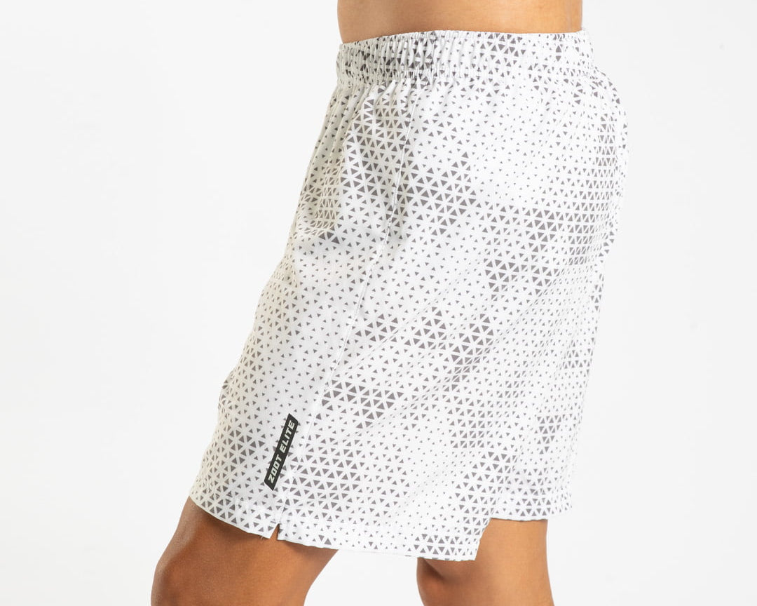 Zoot Sports RUN SHORTS 7" INSEAM Men's Elite Run 7" Short - Sonic White