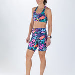 Zoot Sports RUN SHORTS 8" INSEAM Women's Ltd Run 8" Pulse High-Rise Short - Florescence