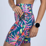 Zoot Sports RUN SHORTS 8" INSEAM Women's Ltd Run 8" Pulse High-Rise Short - Island Original