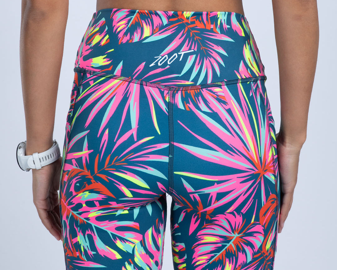 Zoot Sports RUN SHORTS 8" INSEAM Women's Ltd Run 8" Pulse High-Rise Short - Island Original