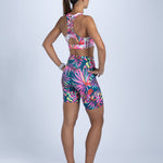 Zoot Sports RUN SHORTS 8" INSEAM Women's Ltd Run 8" Pulse High-Rise Short - Island Original