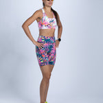 Zoot Sports RUN SHORTS 8" INSEAM Women's Ltd Run 8" Pulse High-Rise Short - Island Original