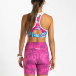 Zoot Sports RUN SHORTS 8" INSEAM Women's Ltd Run 8" Pulse High-Rise Short - Paradise
