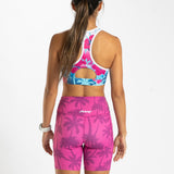Zoot Sports RUN SHORTS 8" INSEAM Women's Ltd Run 8" Pulse High-Rise Short - Paradise