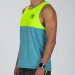 Zoot Sports RUN SINGLET Men's Ltd Run Singlet - Electric