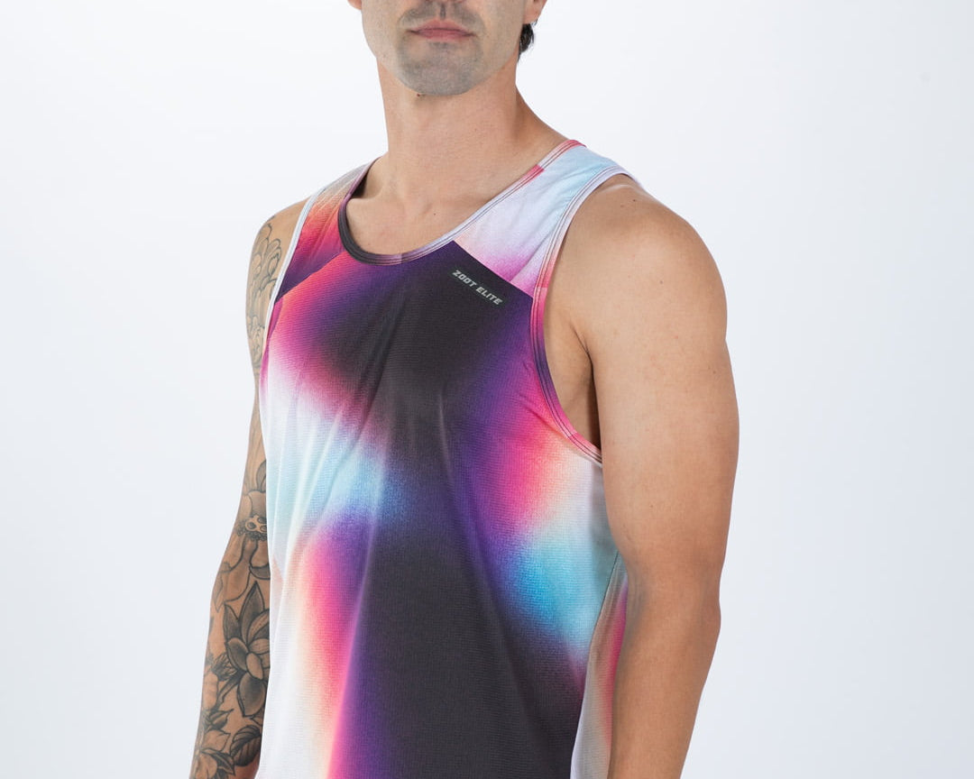 Zoot Sports RUN SINGLETS Men's Elite Run Singlet - Sonic Shift