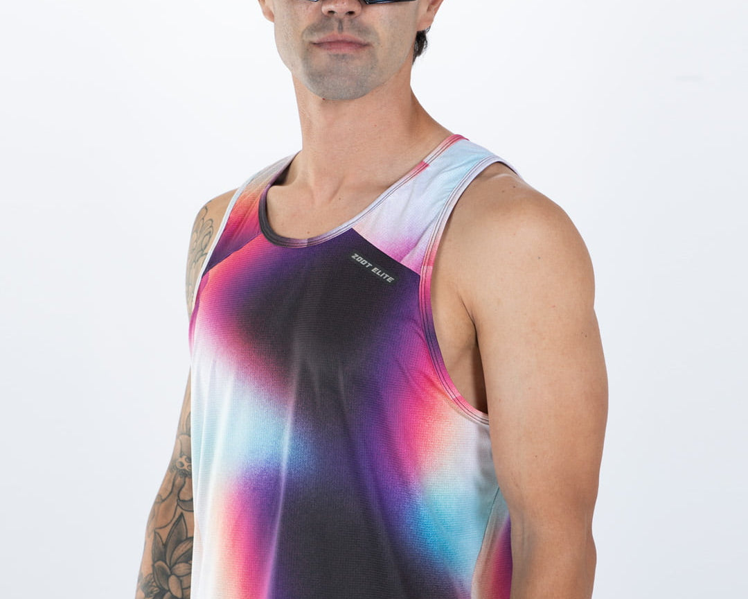 Zoot Sports RUN SINGLETS Men's Elite Run Singlet - Sonic Shift