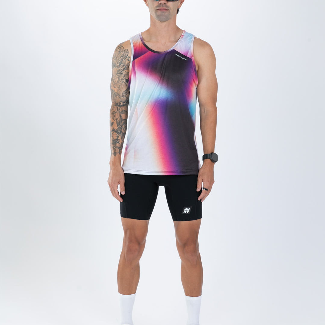 Zoot Sports RUN SINGLETS Men's Elite Run Singlet - Sonic Shift