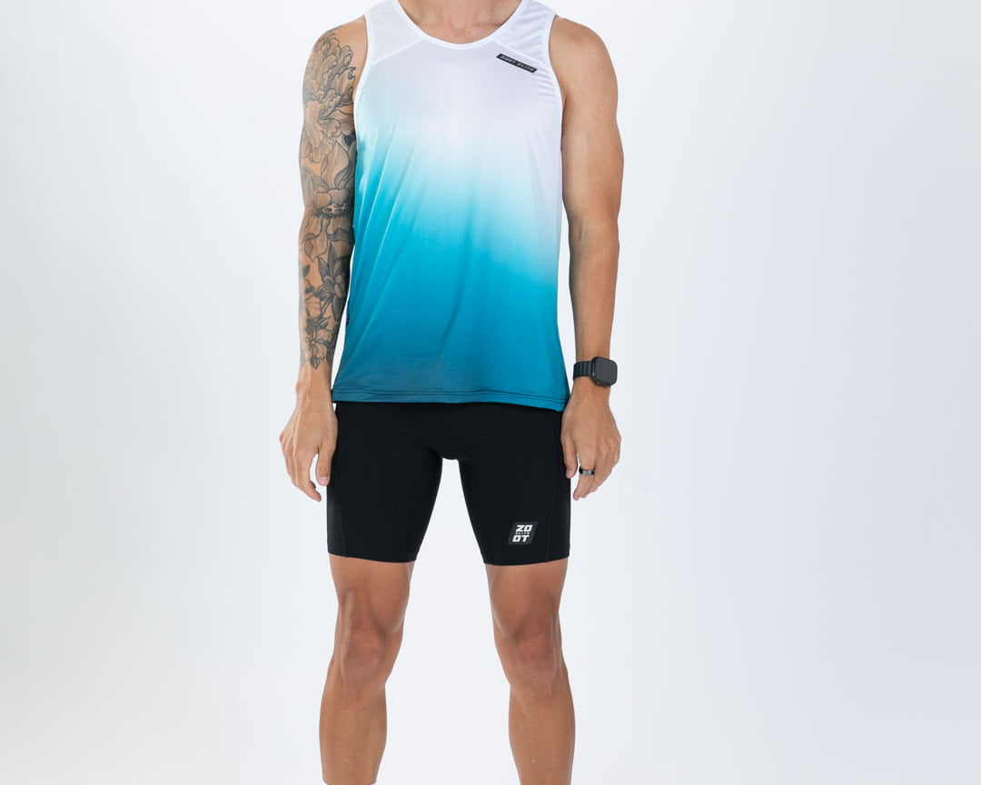 Zoot Sports RUN SINGLETS Men's Elite Run Singlet - Sonic Wave