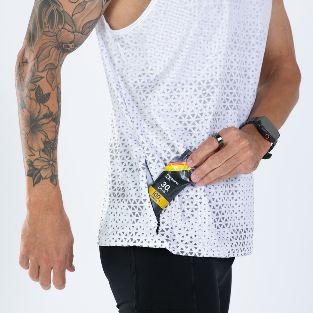 Zoot Sports RUN SINGLETS Men's Elite Run Singlet - Sonic White