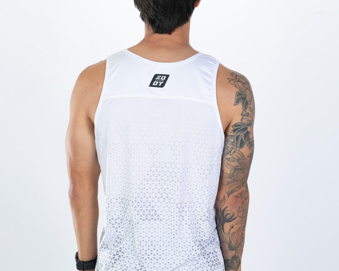 Zoot Sports RUN SINGLETS Men's Elite Run Singlet - Sonic White
