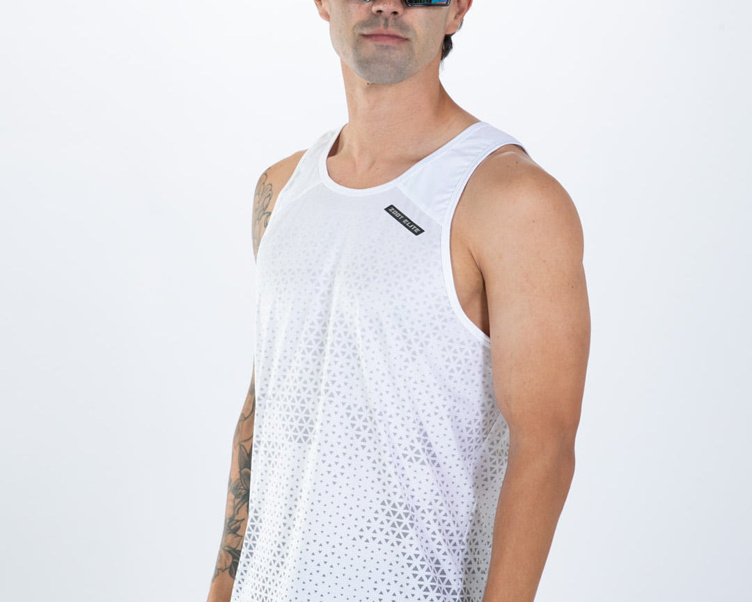 Zoot Sports RUN SINGLETS Men's Elite Run Singlet - Sonic White