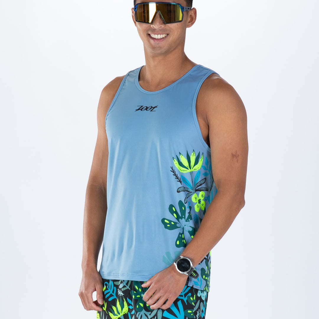 Zoot Sports RUN SINGLETS Men's Ltd Run Singlet - Florescence