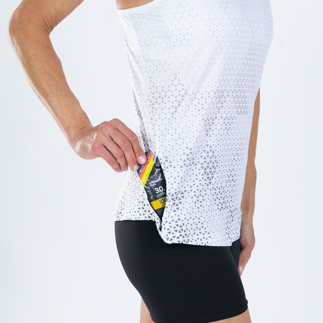 Zoot Sports RUN SINGLETS Women's Elite Run Singlet - Sonic White