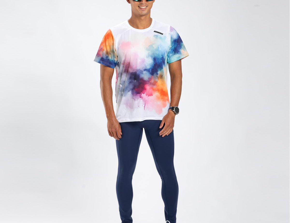 Zoot Sports RUN TEE Men's Elite Run Tee - Chromoflow