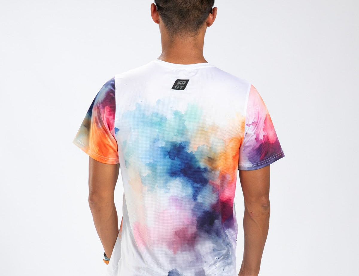 Zoot Sports RUN TEE Men's Elite Run Tee - Chromoflow